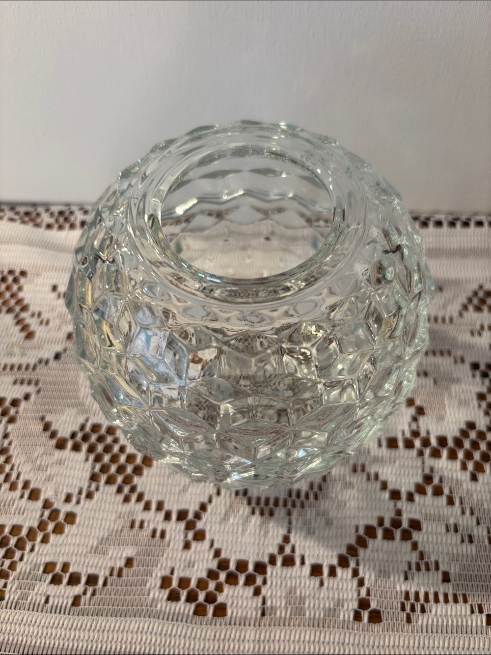 Vintage Homco Clear Glass Fairy Lamp - Picture 2 of 6